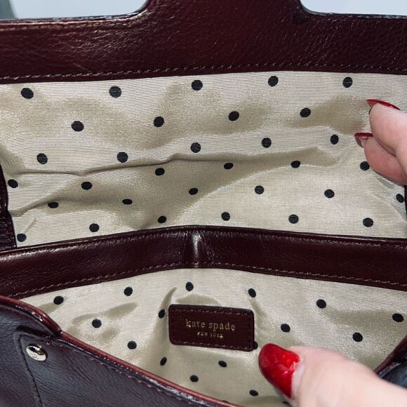 Kate Spade Vintage Noel Dot Flap Closure Wristlet - Picture 8 of 12